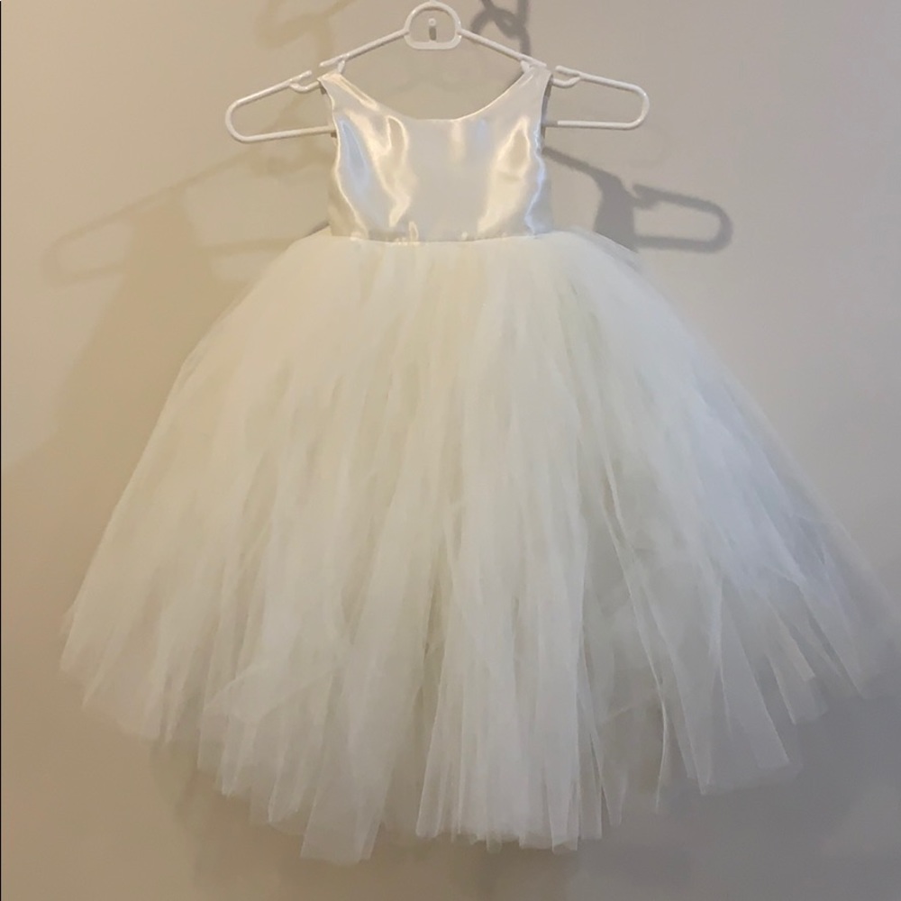 Tulle ballgown flower girl dress-3T